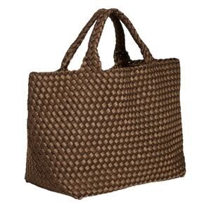 Naghedi Woven Mink St. Barths Tote Bag Size M